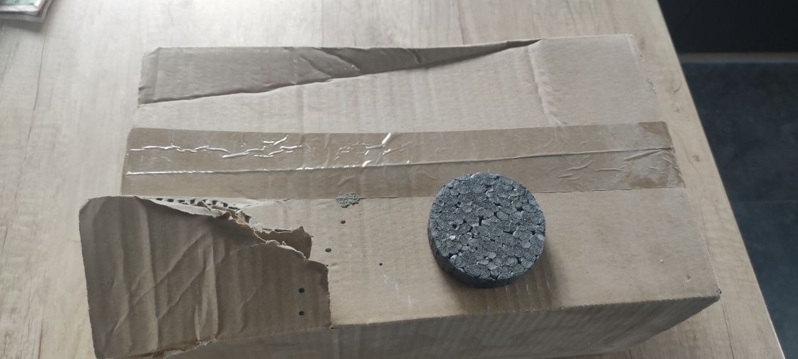 ZAŚLEPKI styropianowe ZATYCZKI krążki GRAFIT 100szt.