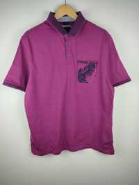 Koszulka polo kolor MAGENTA