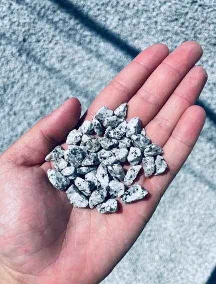 Kamyczki na Cmentarz Biały Żółty Czarny Dekoracja Pomnik Opaska Grobu