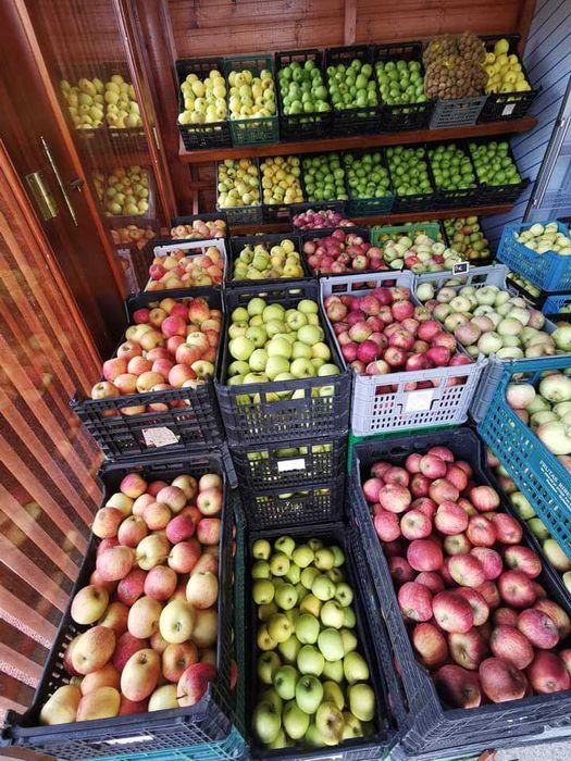 Maçãs entrega ao domicílio