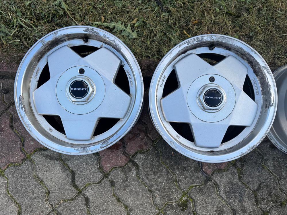4xfelga aluminiowa Borbet A 7.0" x 15" 4x100 ET25 otwór centr.57,1.