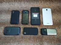 Uszkodzone telefony różnych marek
