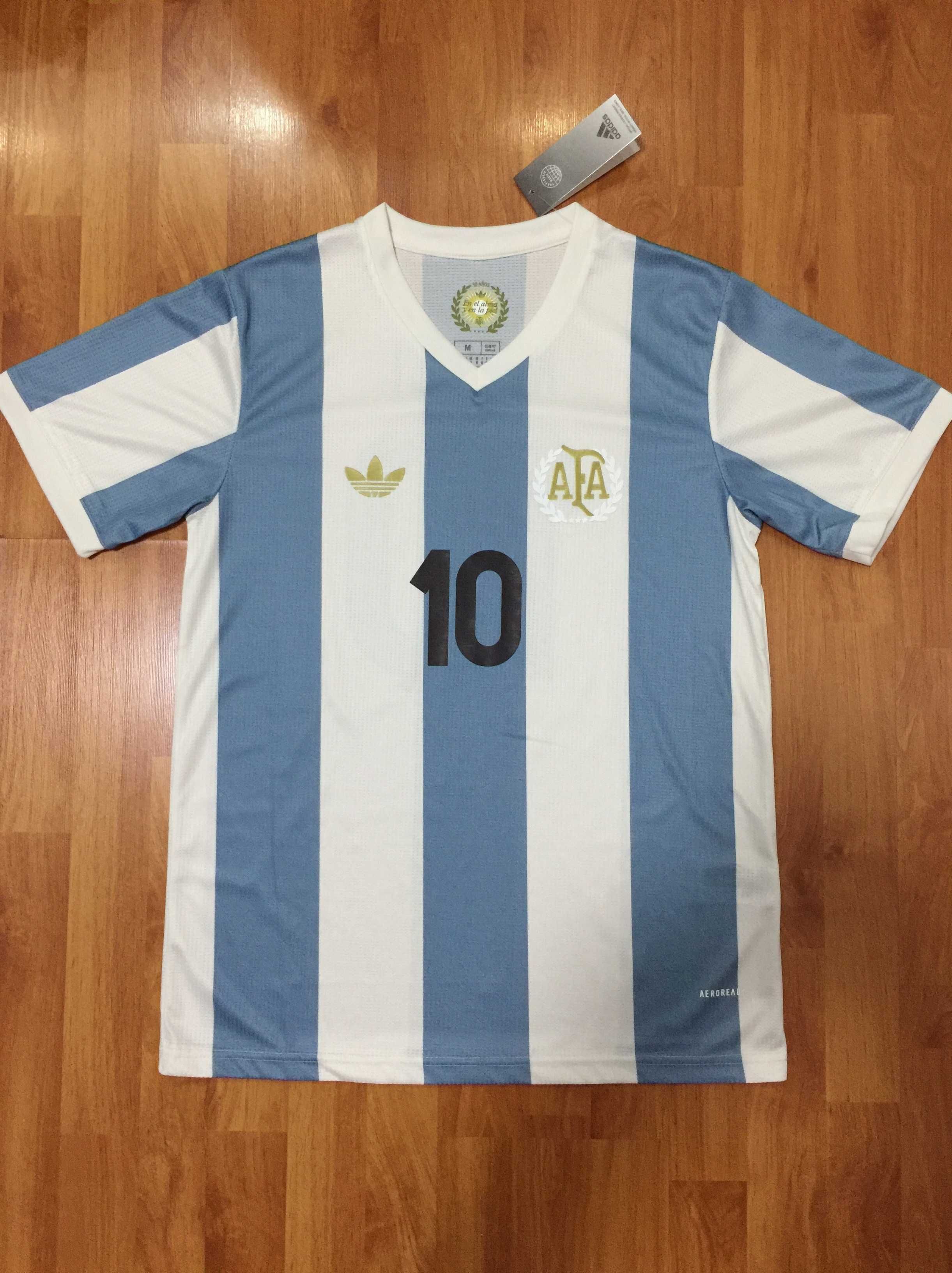 Oferta koszulka Argentina Home  Anniversary Messi No.10 S-3XL