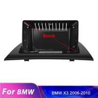 Moldura rádio android BMW x3 2006 a 2010 com CANBUS NOVO