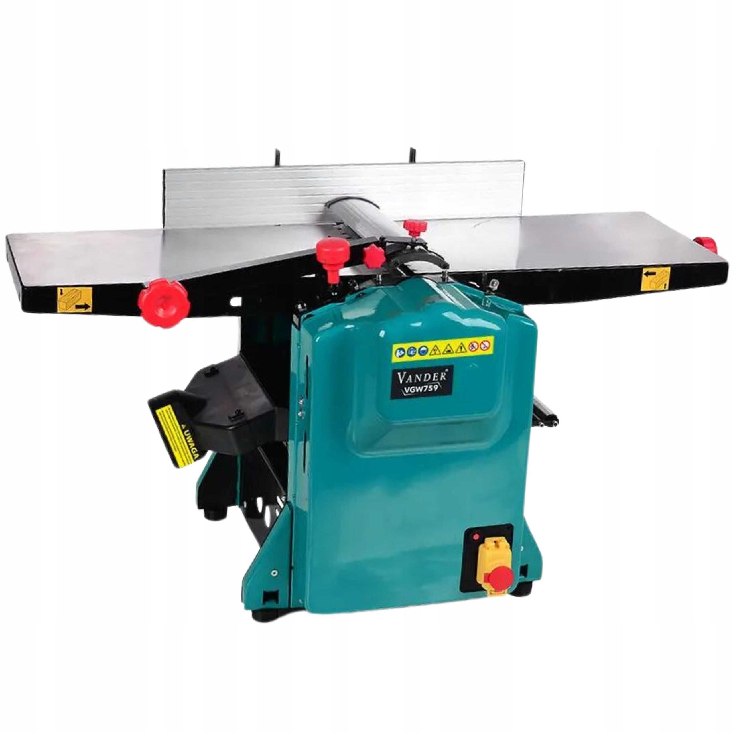 Strugarka Grubościówka Wyrównywarka 1800W 254mm Heblarka Vander Fv