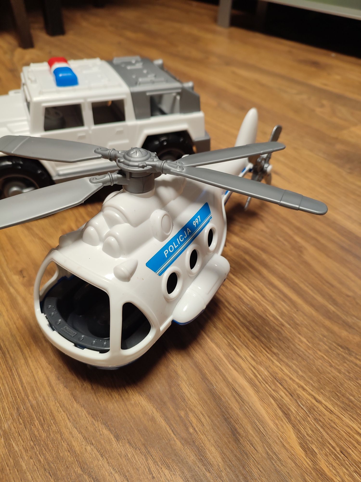 Samochód i helikopter zestaw