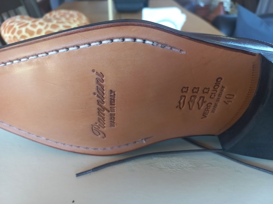 Туфлі чоловічі Vero Cuoio Made in Italy шкіряні НОВІ