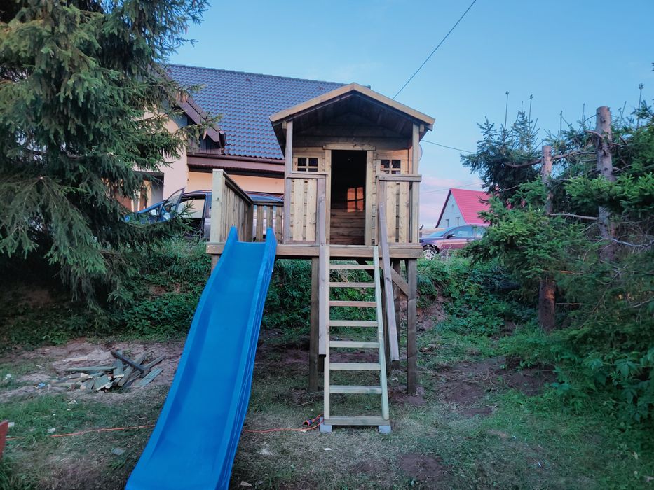 Domek dla dzieci huśtawka huśtawki