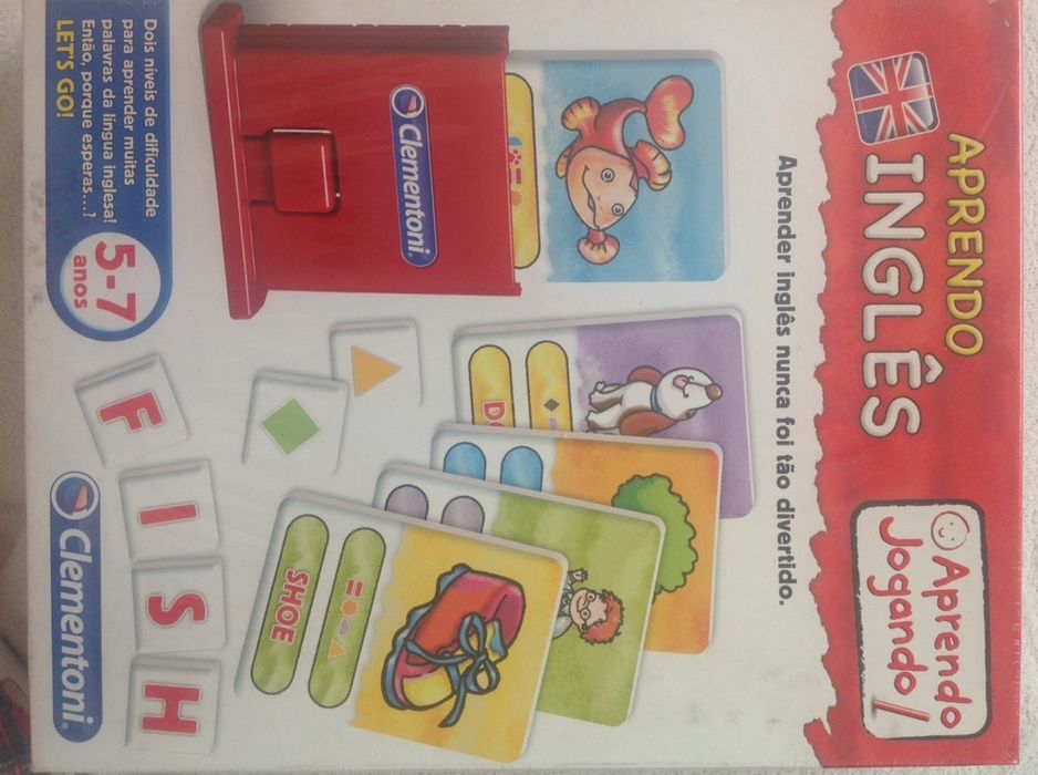 Jogo aprendo inglês 5/7 anos NOVO