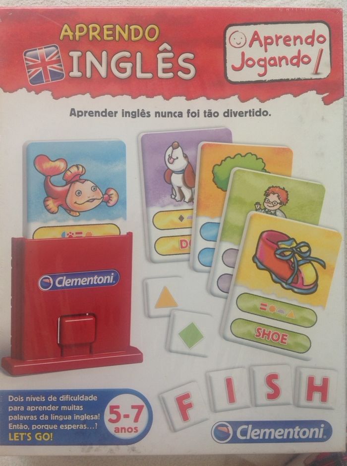 Jogo aprendo inglês 5/7 anos NOVO