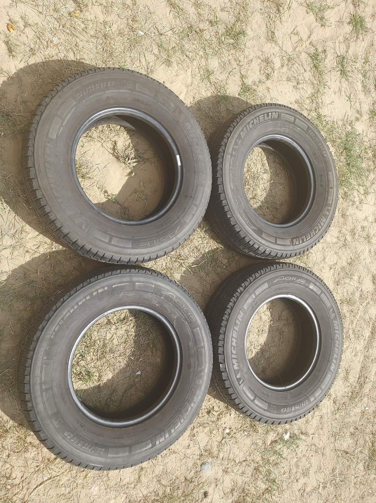 2 Opony MICHELIN Agilis ducato,boxer,jumper wielosezon 225/75/16CP