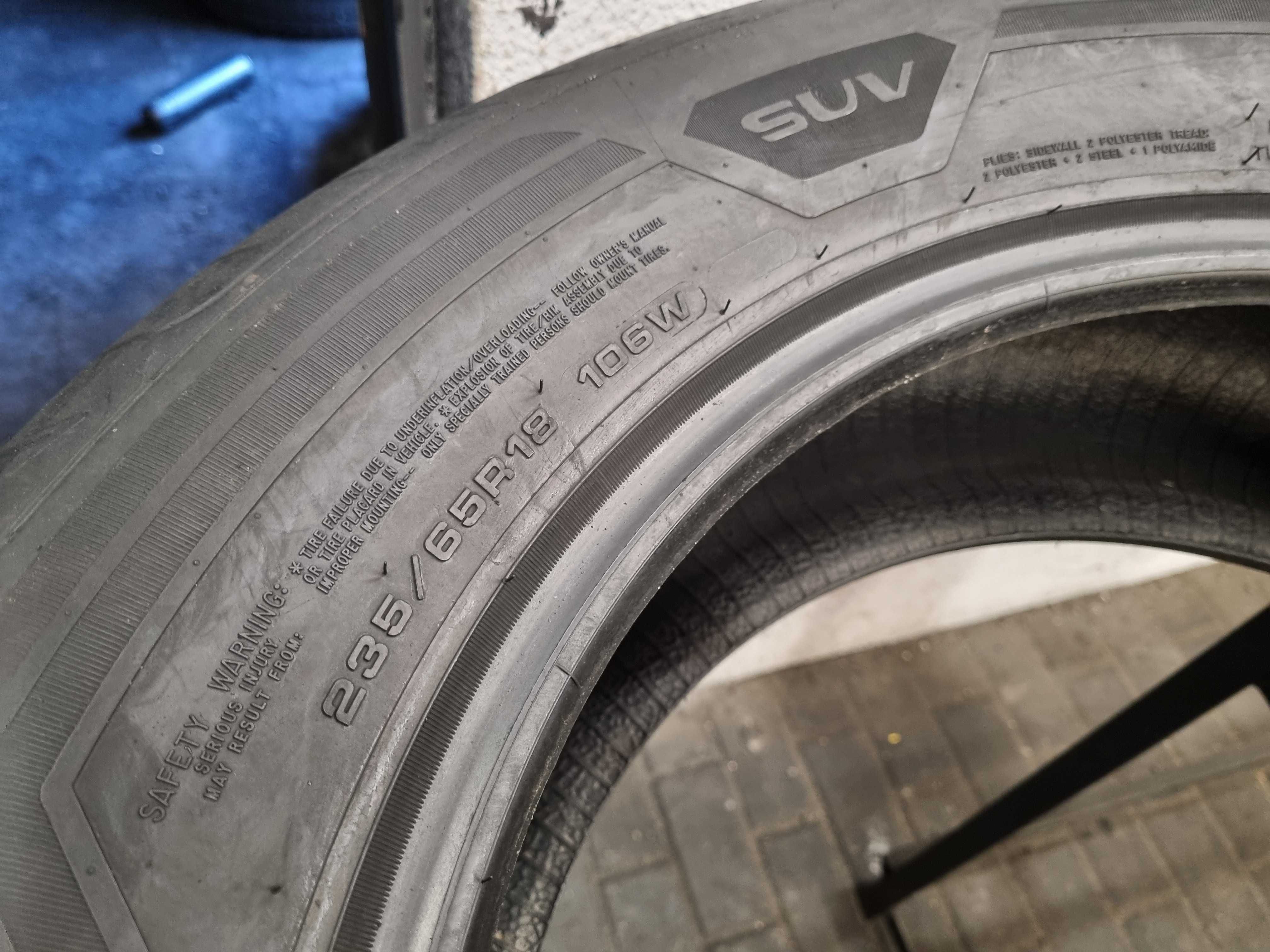 235/65/18 106W Goodyear Eagle F1 Asymmetric 3 Dot.1318R