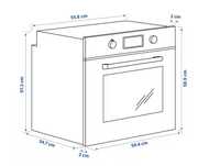 SMAKSAK Electrolux Piekarnik z wymuszonym obiegiem powietrza ikea NOWY