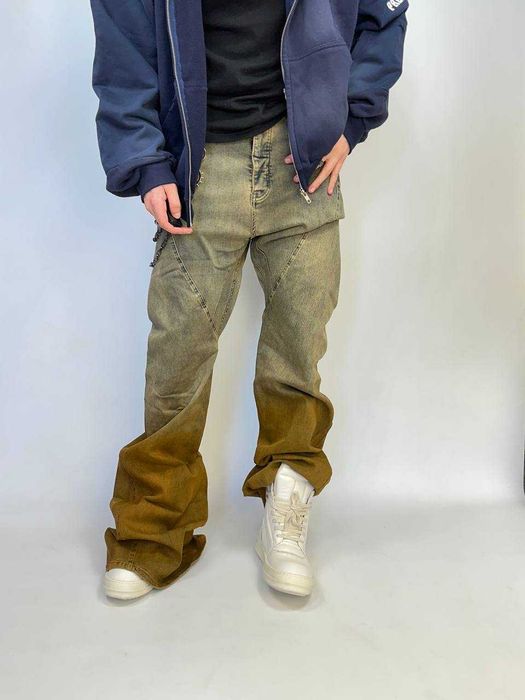 Rick Owens DRKSHDW jeans клеш кльош джинси flared джинсы opium archive