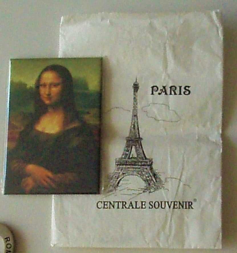 Магнит на холодильник "Джоконда" (Париж, Лувр)