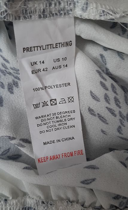 Króki crop top rozmiar XL