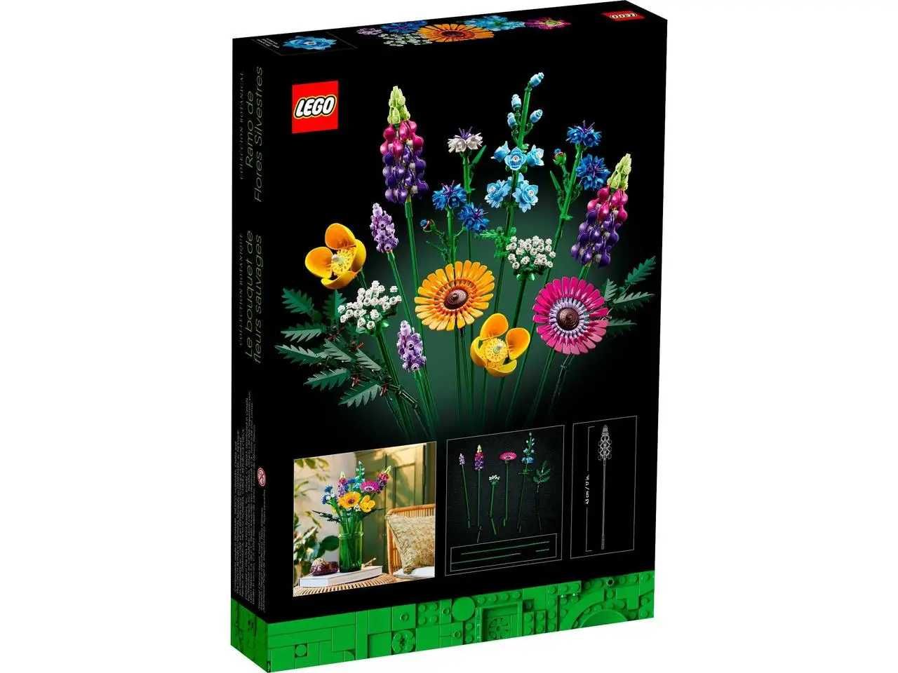 Конструктор LEGO ICONS 10313 Букет полевых цветов (939 деталей)