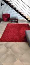 Tapete VERMELHO Soft Shaggy Multi Brique 2.00m*2.90m