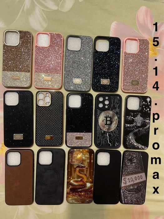 Чохол айфон з камінцями 12.13.14.pro и др
