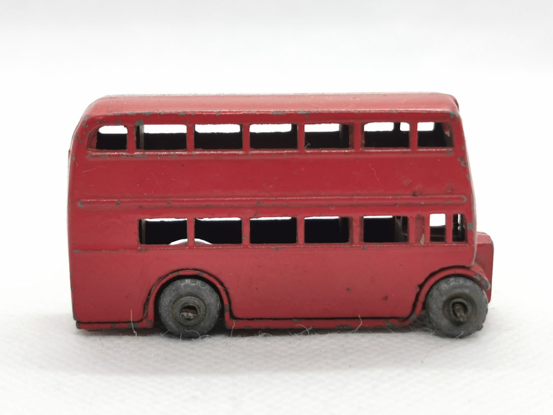 Red London Bus no. 5 Lesney Matchbox MOKO