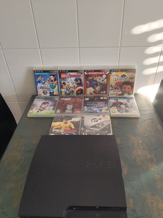 Ps3 com 1 jogo a escolha