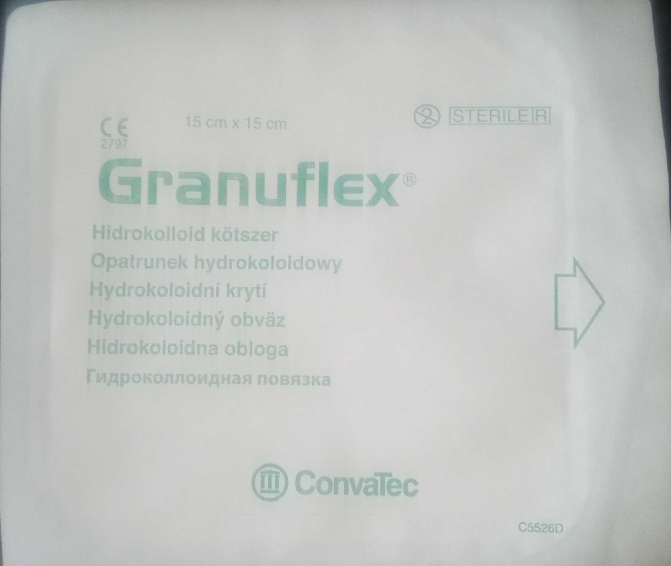 Opatrunek Granuflex 15x15 - 5szt.