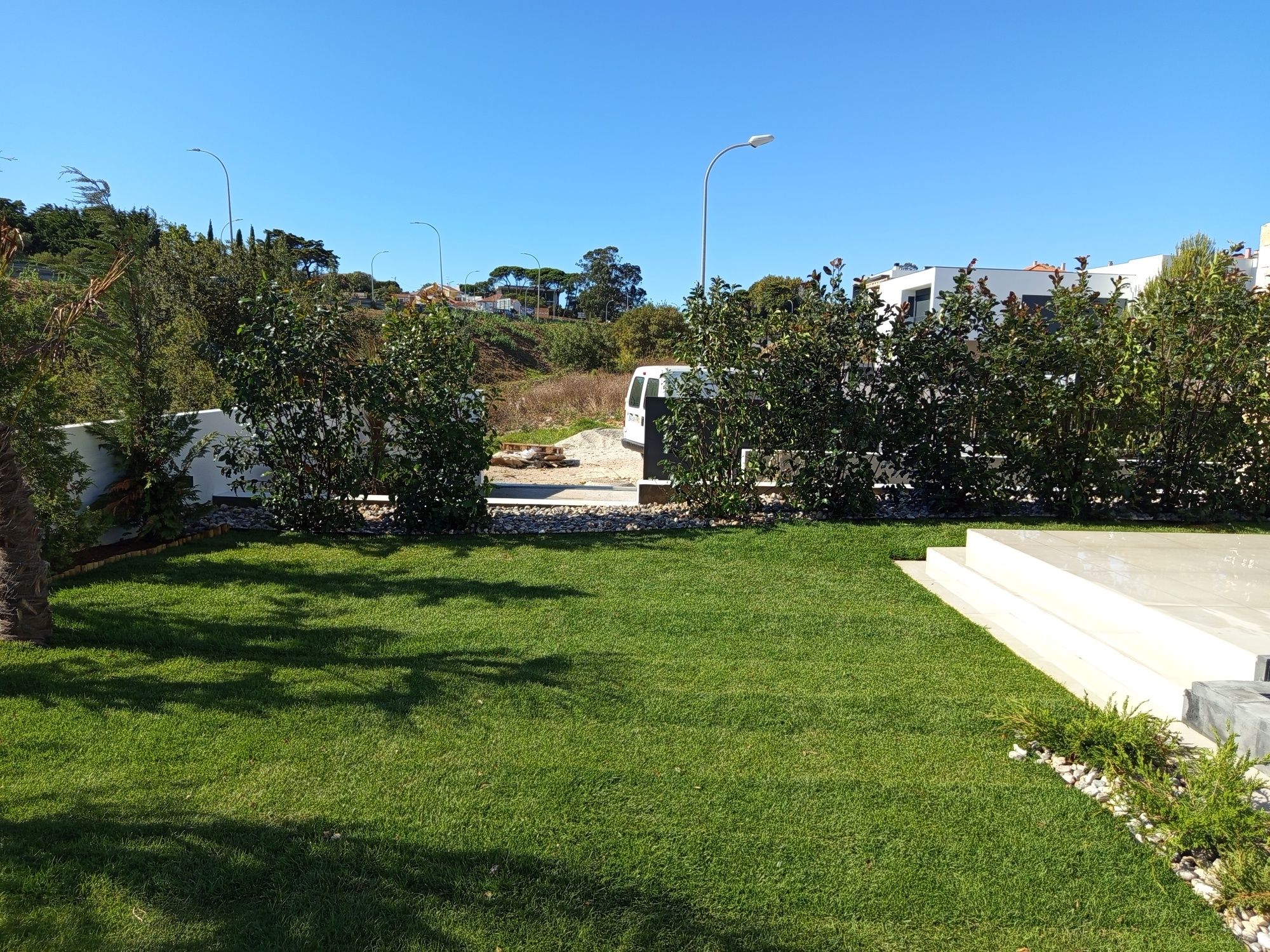 Limpeza de terrenos, construção e manutenção de jardins e piscinas