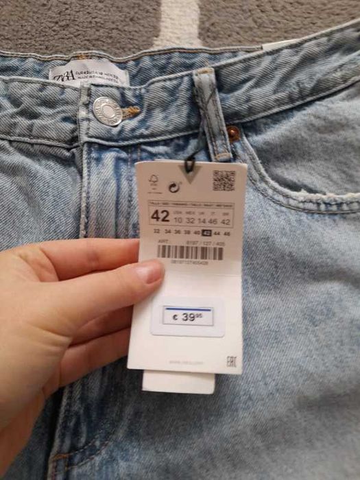 Jasne jeansy Zara rozm 42