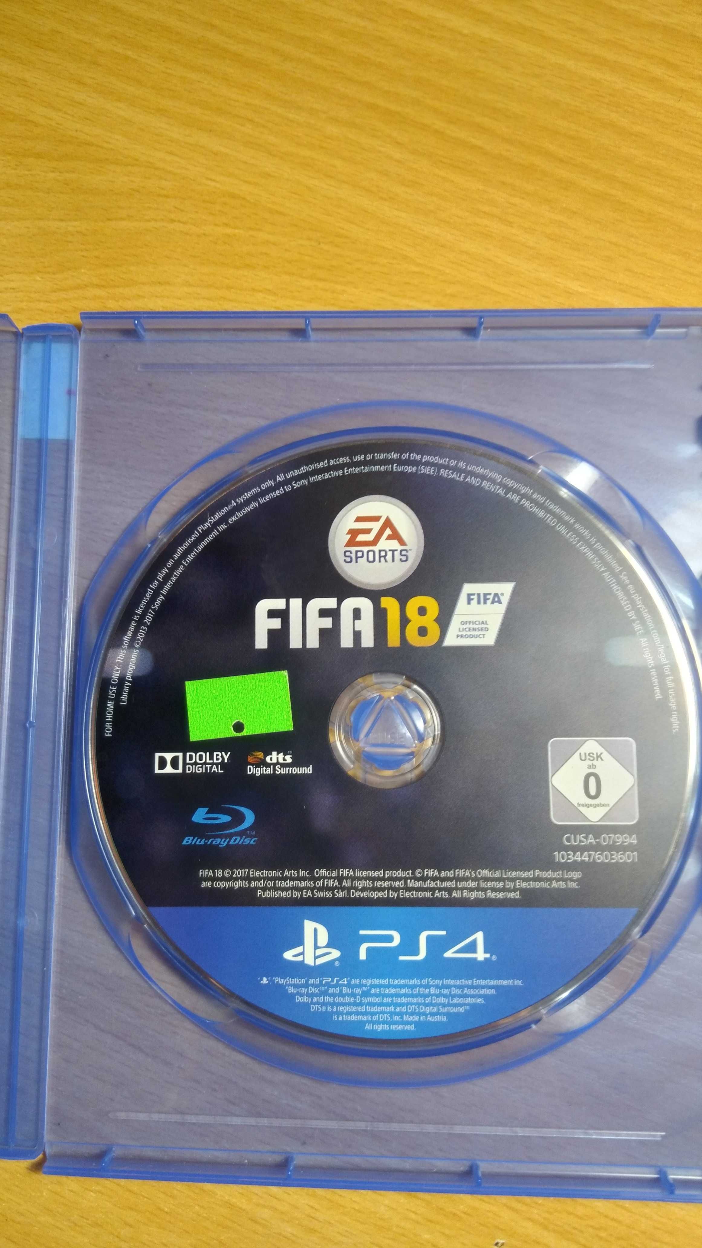 Диск PS4 Fifa 18