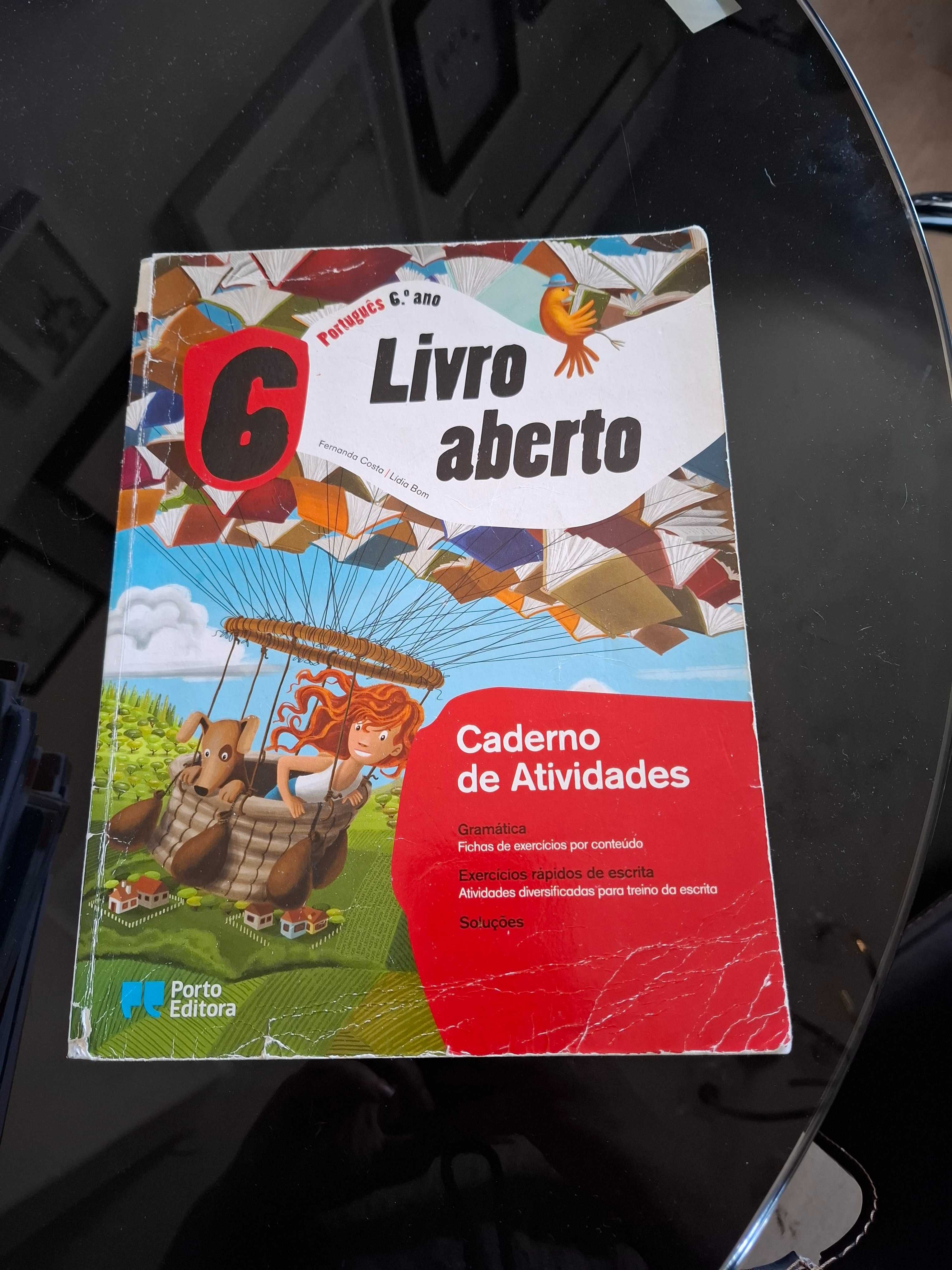 Caderno de atividades de português 6º ano Porto editora