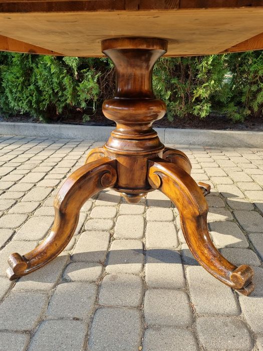 Piękny! Okrągły! Rozkładany! Stół! Jadalniany!