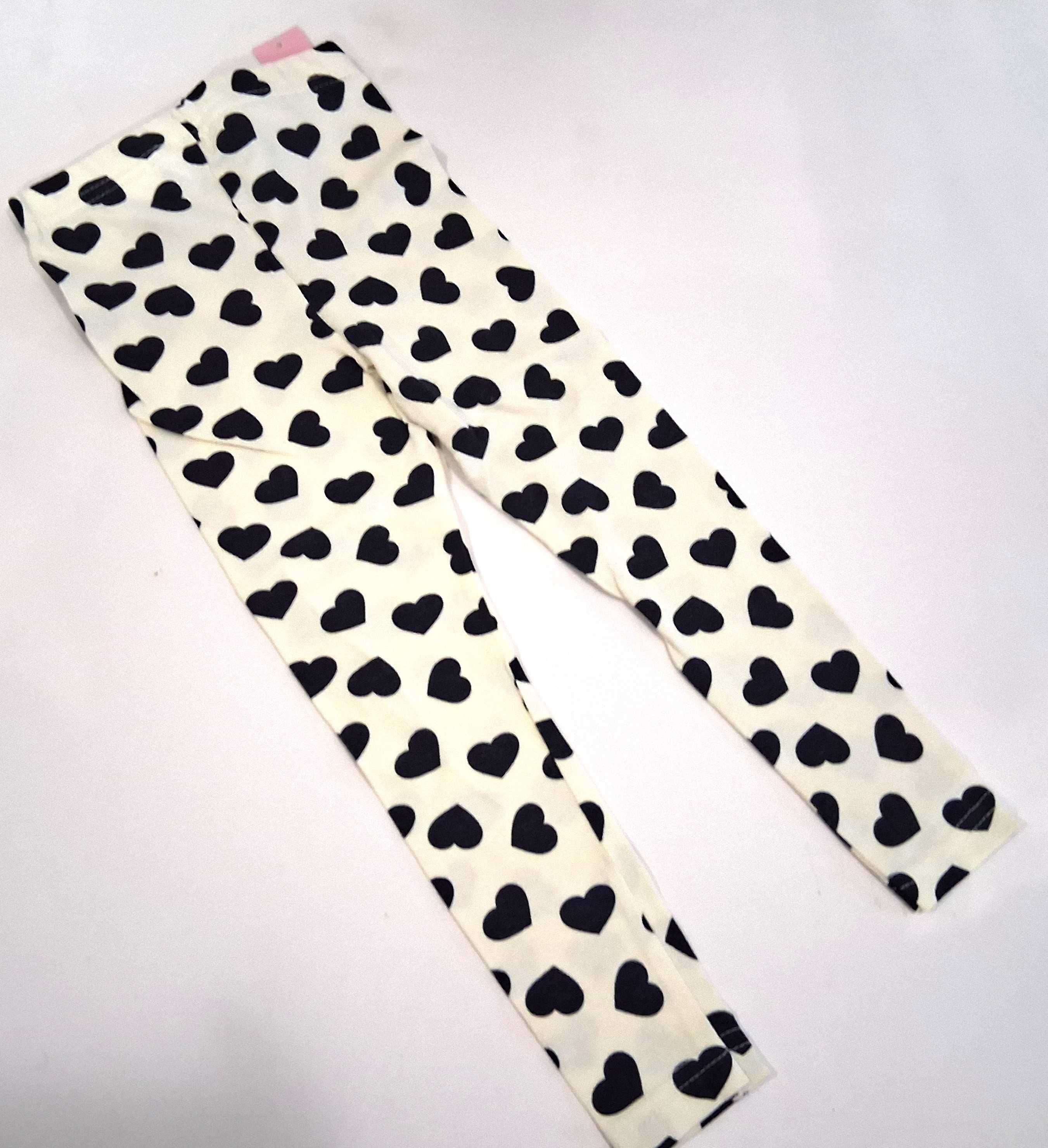 Legginsy getry dla dziewczynki serca serduszka roz 104 Little kids