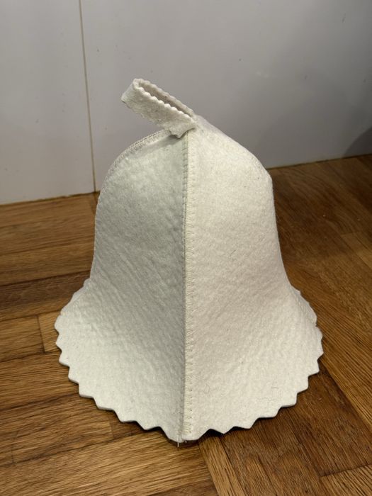 Czapka do Sauny 100% owcza wełna