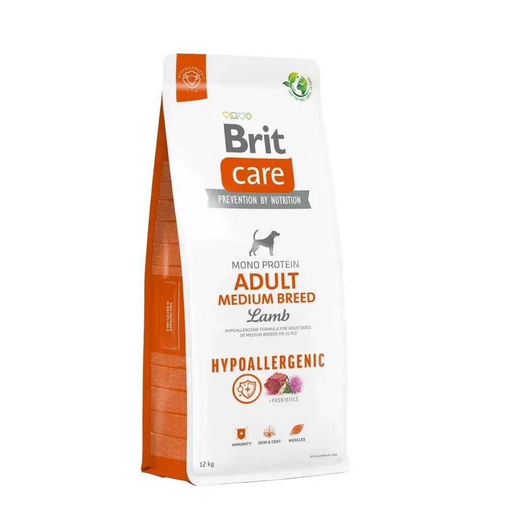 Brit Care Hypoallergenic Adult Medium Breed Lamb & Rice 12 кг - Акция!