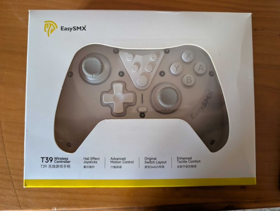 Vendo comando EasySMX T39 novo na caixa para Switch/PC/iOS/Steam