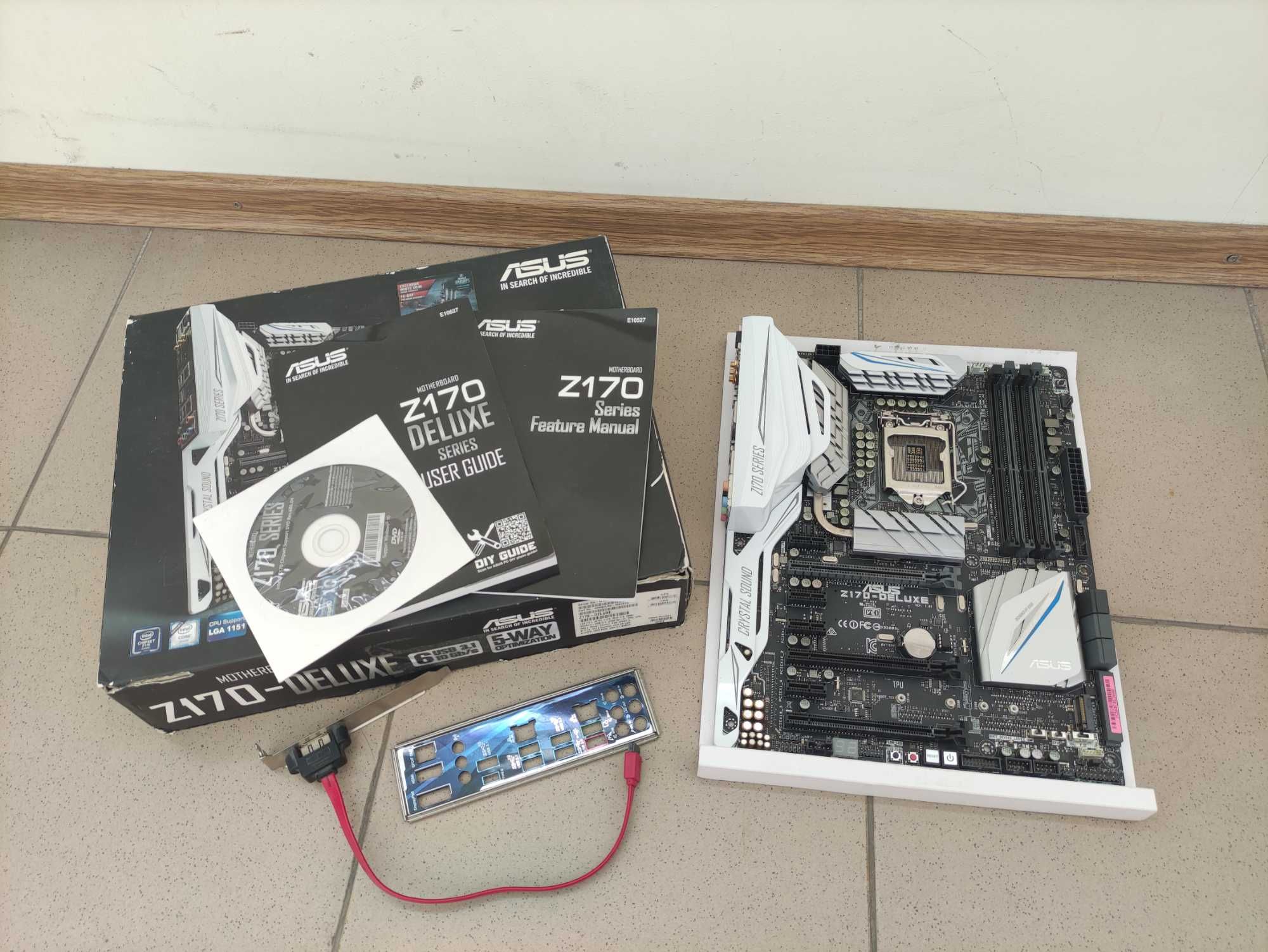 Материнская плата ASUS Z170 Deluxe 1151 4xDDR4 WiFi 6x SATA 1xM2 PCI-E