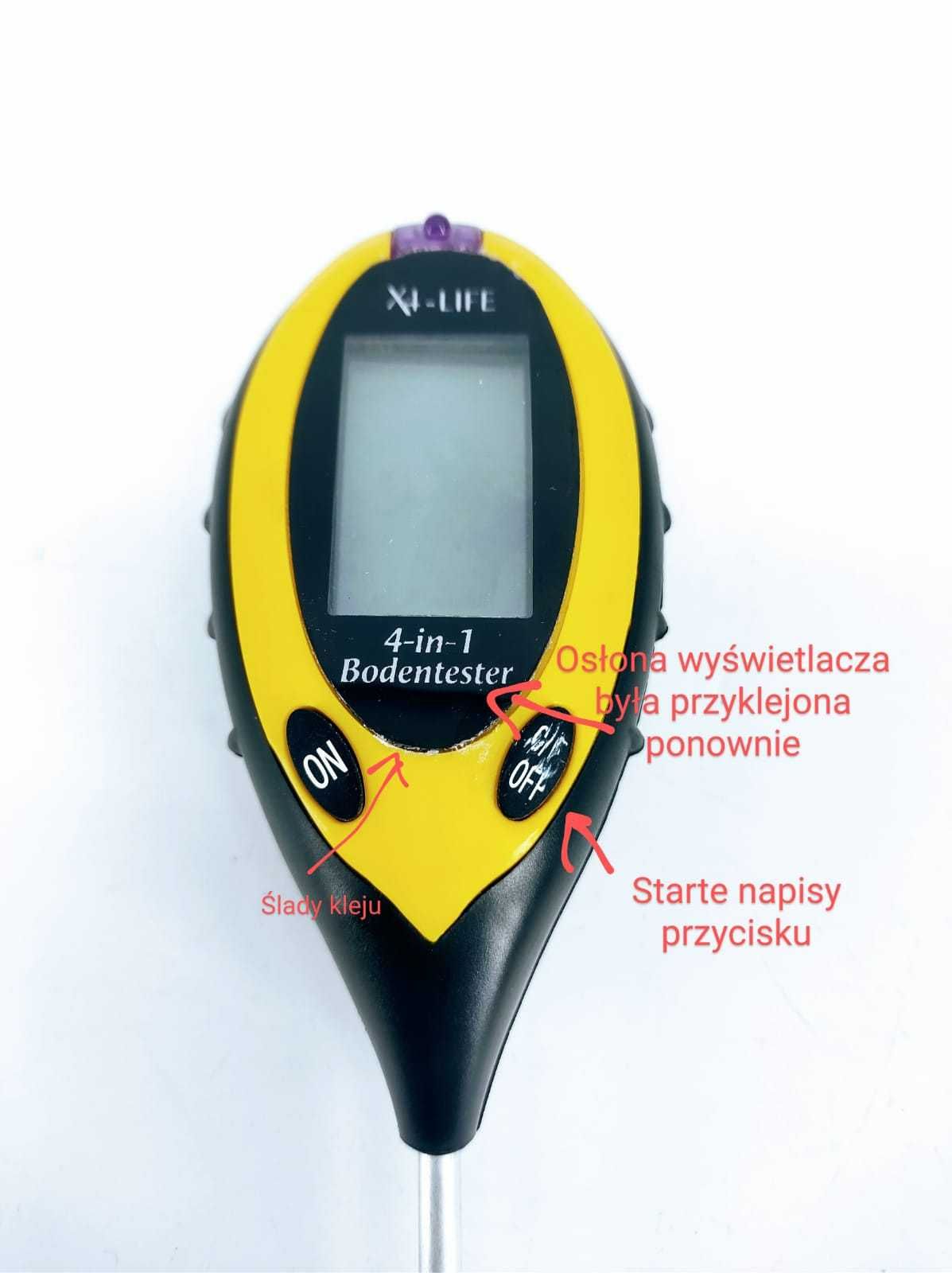 Kwasomierz X4-Tech Miernik gleby 4w1