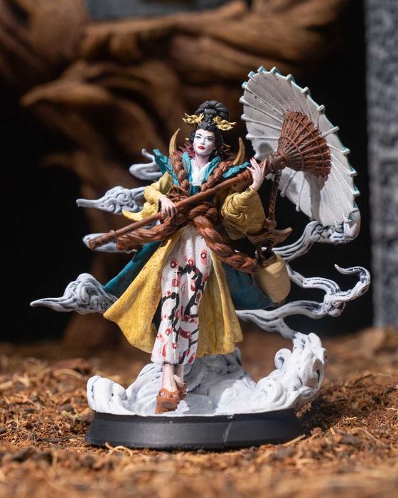 Yana Muto – Czarodziejka! Figurka 32mm 14K zgodna z DnD RPG Pathfinder