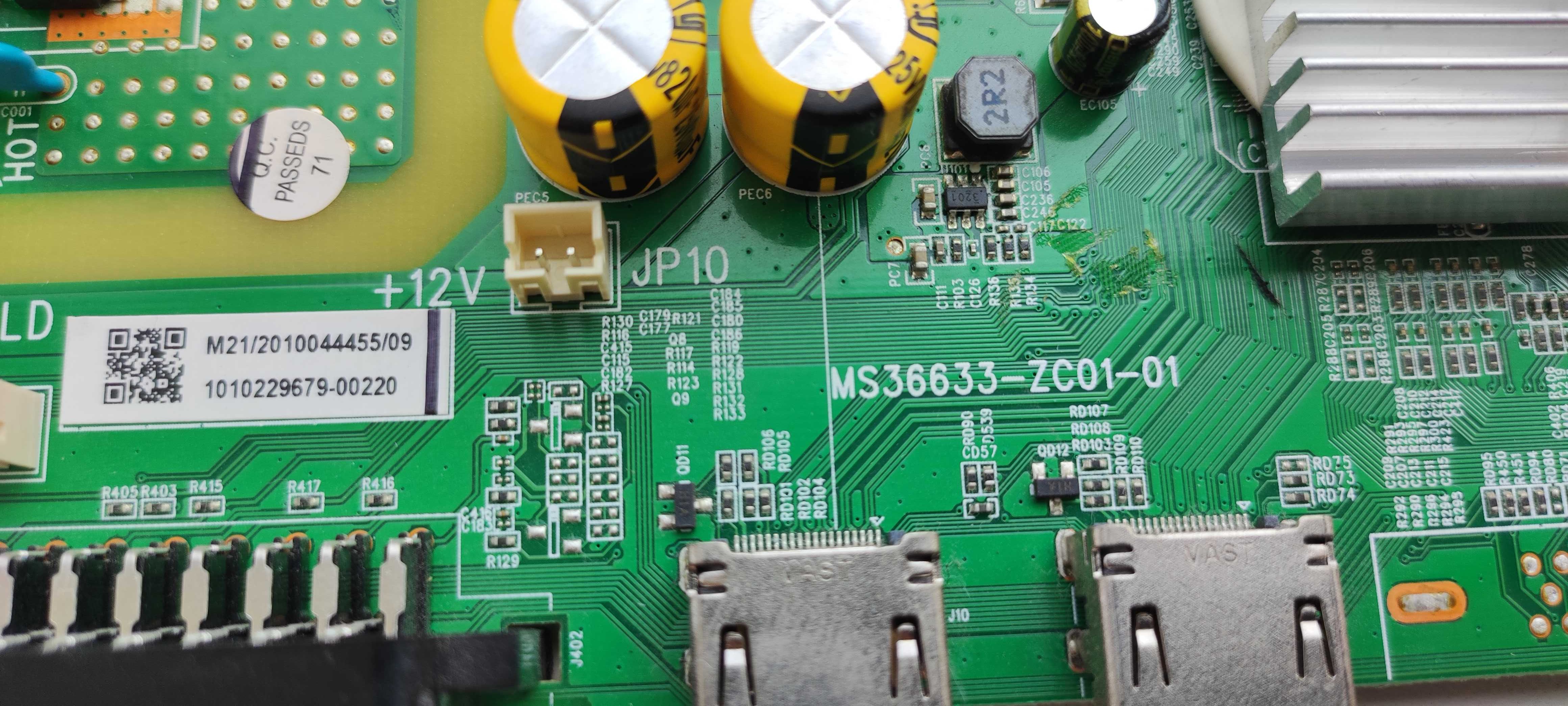 Плата main MS36633-ZC01-01 для тв Kivi 40FK20G