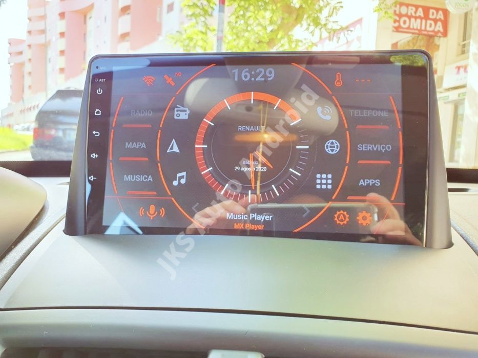 AutoRadio Para Megane 2 -Android 13 Carplay Android Auto/Montagem