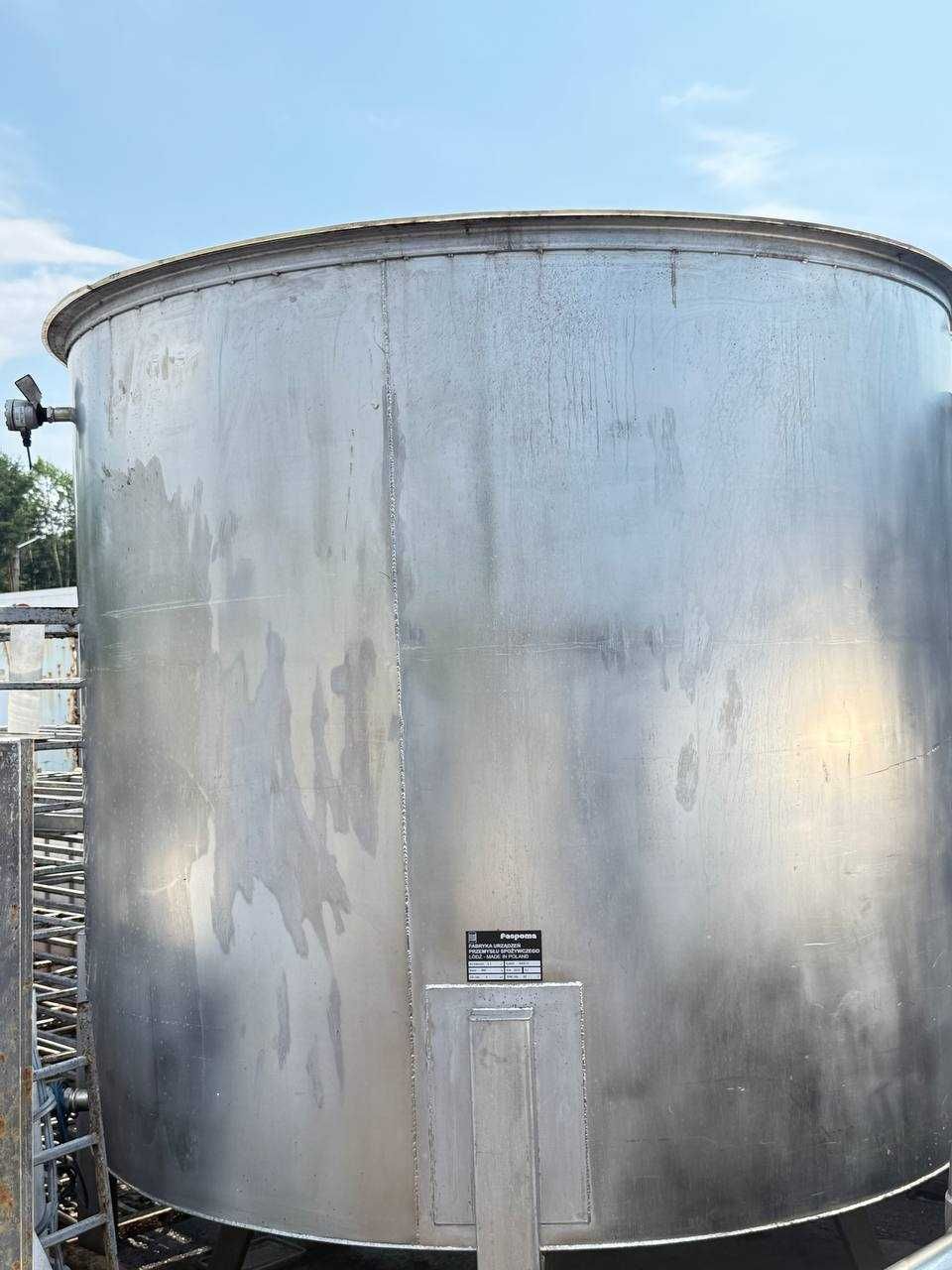 Нержавіючий резервуар 8,3 м³ (4 бар, 95 °C) Faspoma, Польща — 2010 р.