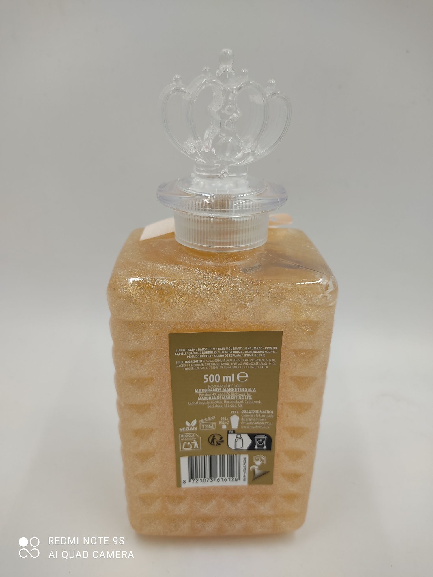 Płyn do kąpieli z brokatem 500 ml