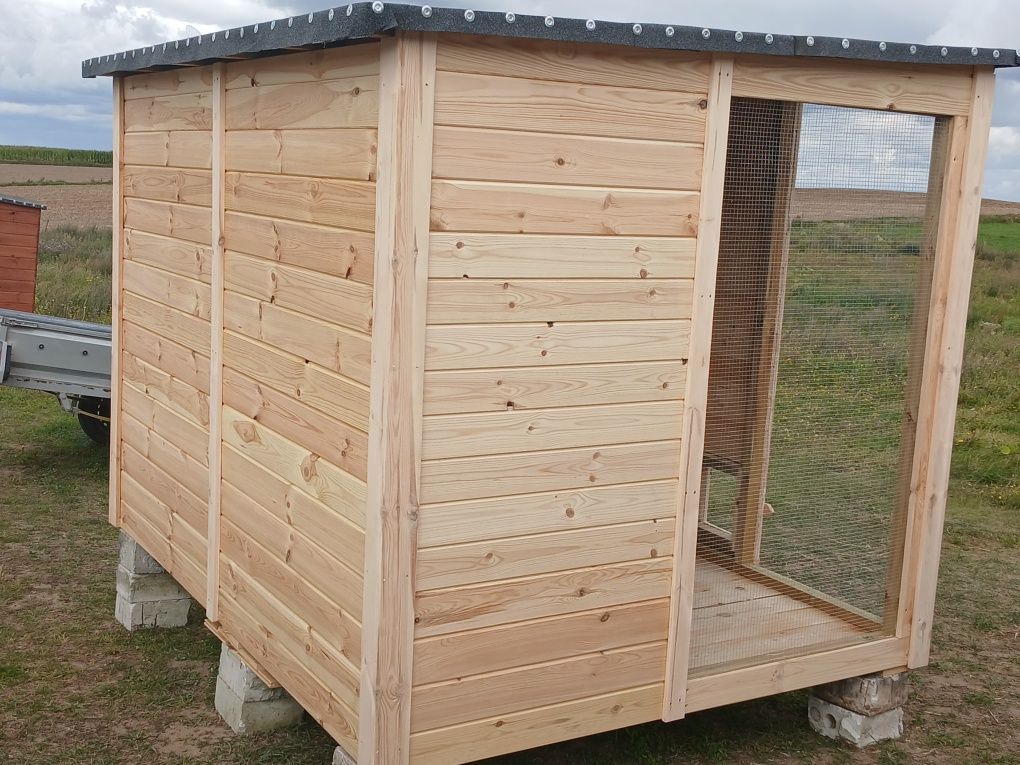 Nowy golebnik lub Kurnik 2,5 m na 2 m deska boazeryjna piorowpust