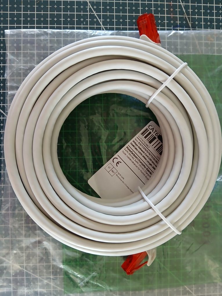 Cabo de rede cat 6 10 metros (novo)