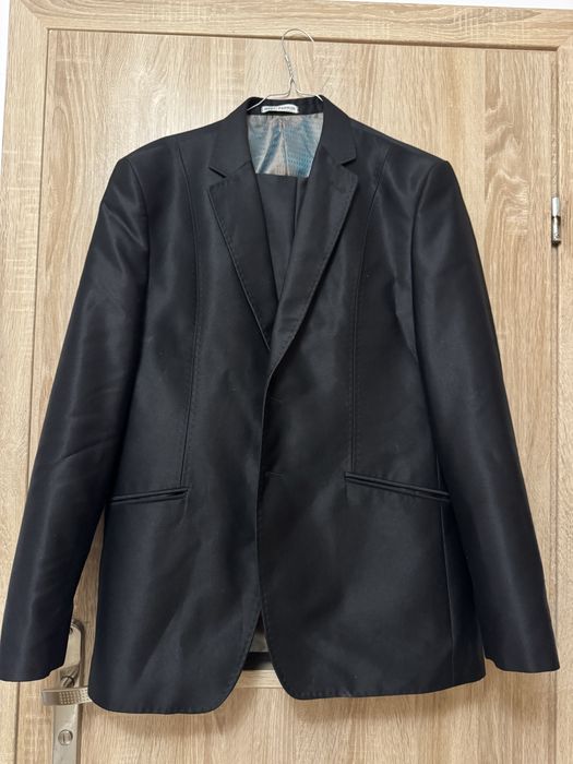 Elegancki czarny garnitur męski – rozm. L (West Fashion), jak nowy