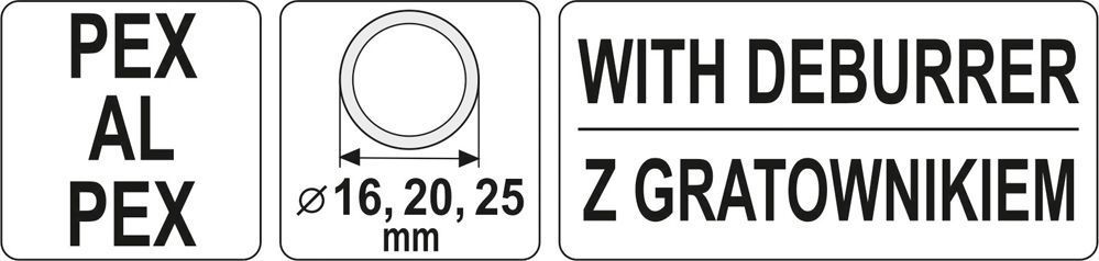 Kalibrator Z Gratownikiem 16/20/25 Yato