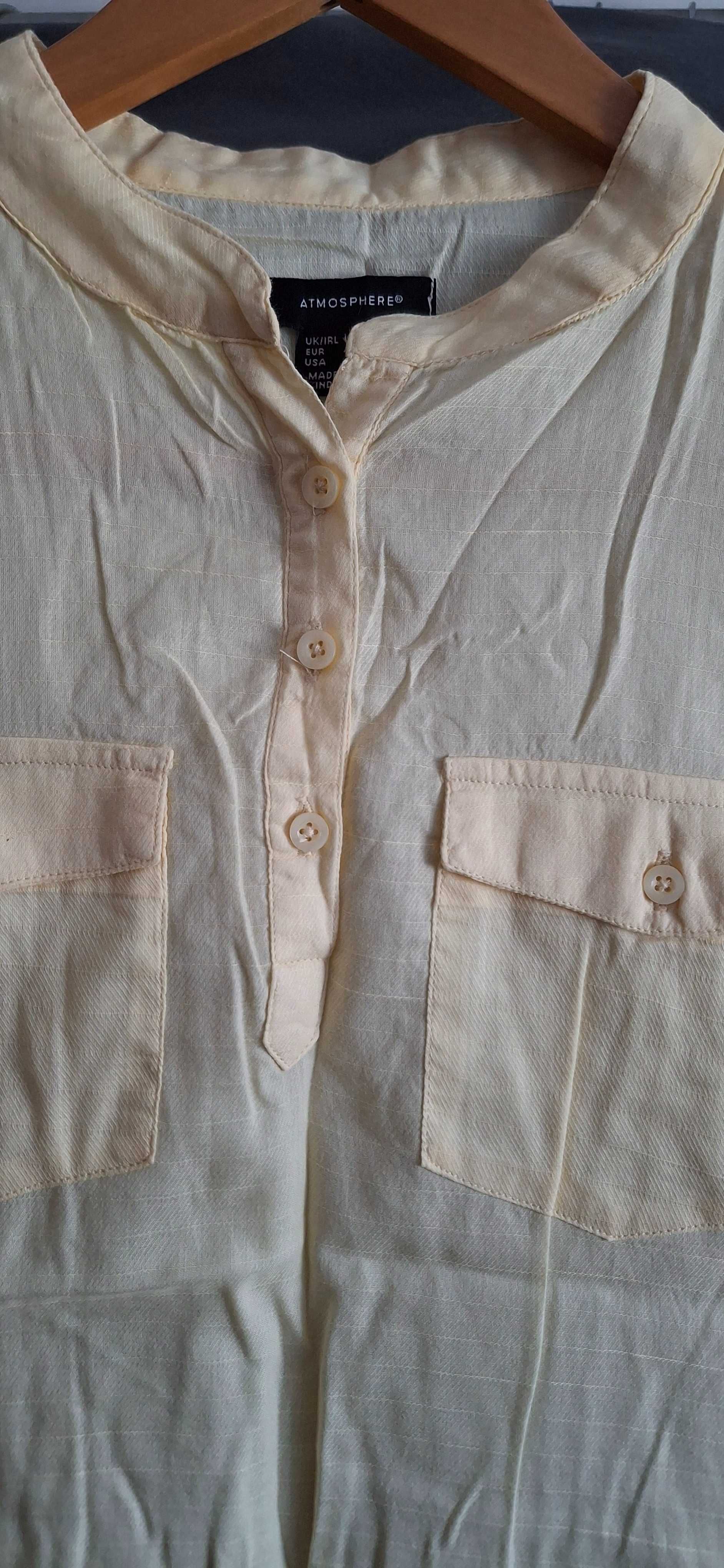 Camisa manga cava amarela