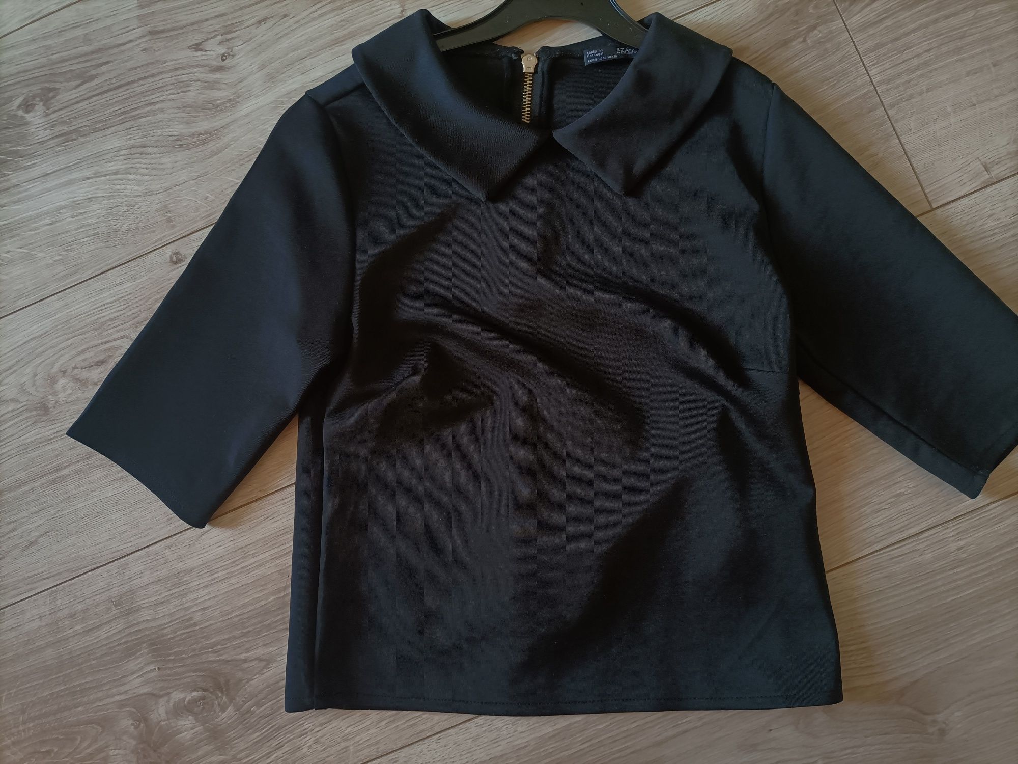 Nowa bluzeczka elegancka krótka na zamek ZARA (rozmiar S)