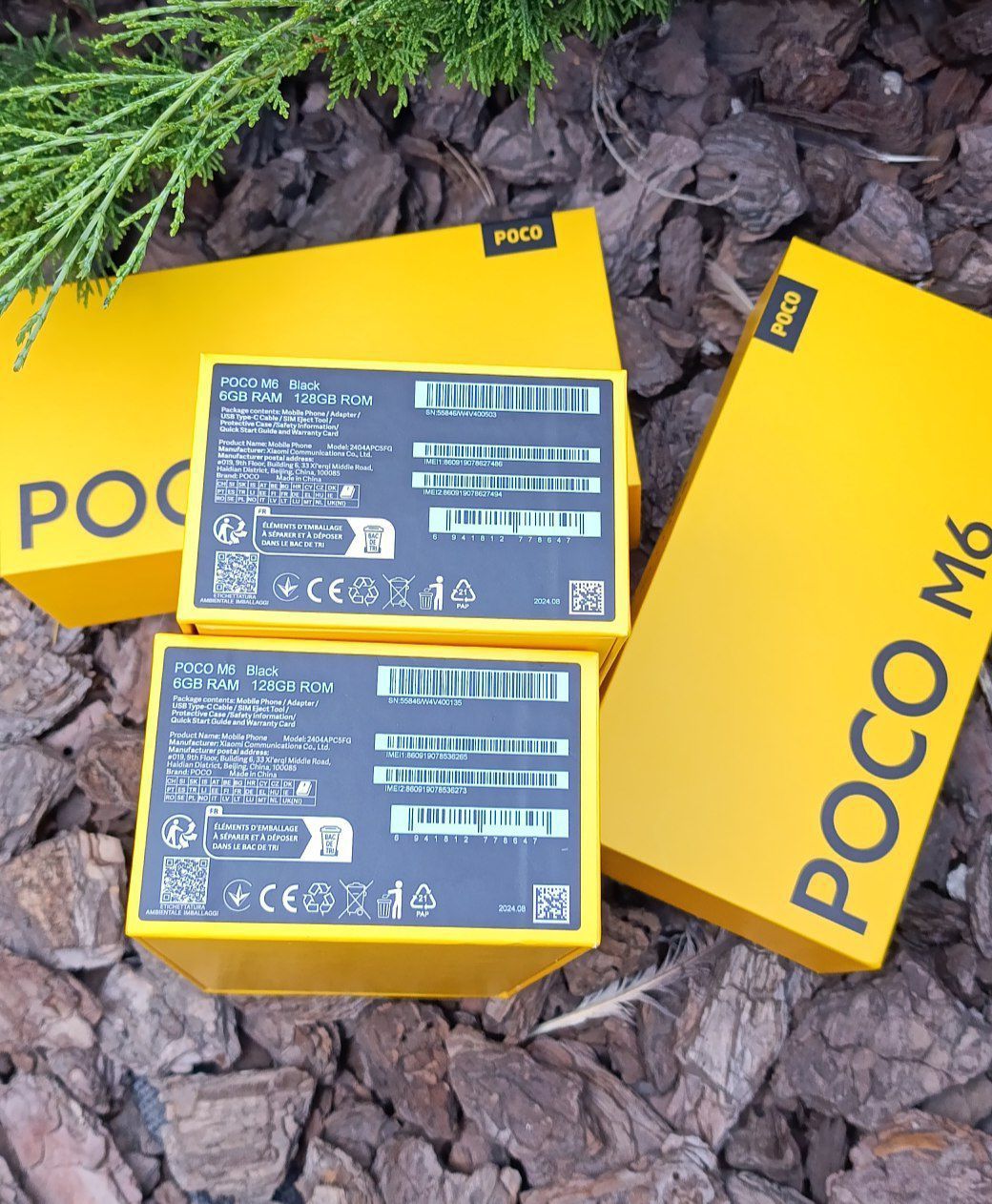 Poco m6 | повністю нові | 6 штук | подарунок чохол |