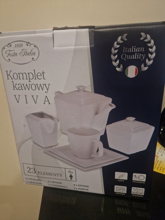 Komplet kawowy Viva 23 elementy